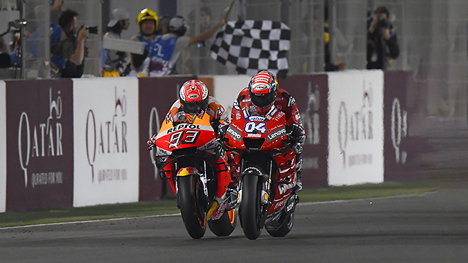 Andrea Dovizioso vince il Gran Premio del Quatar 2019